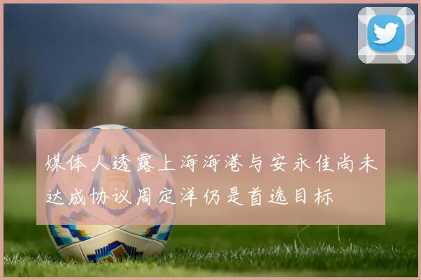 媒体人透露上海海港与安永佳尚未达成协议周定洋仍是首选目标