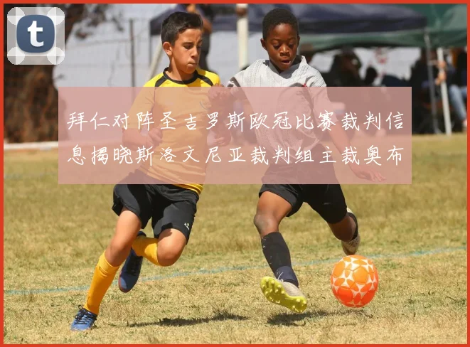 拜仁对阵圣吉罗斯欧冠比赛裁判信息揭晓斯洛文尼亚裁判组主裁奥布雷诺维奇执法